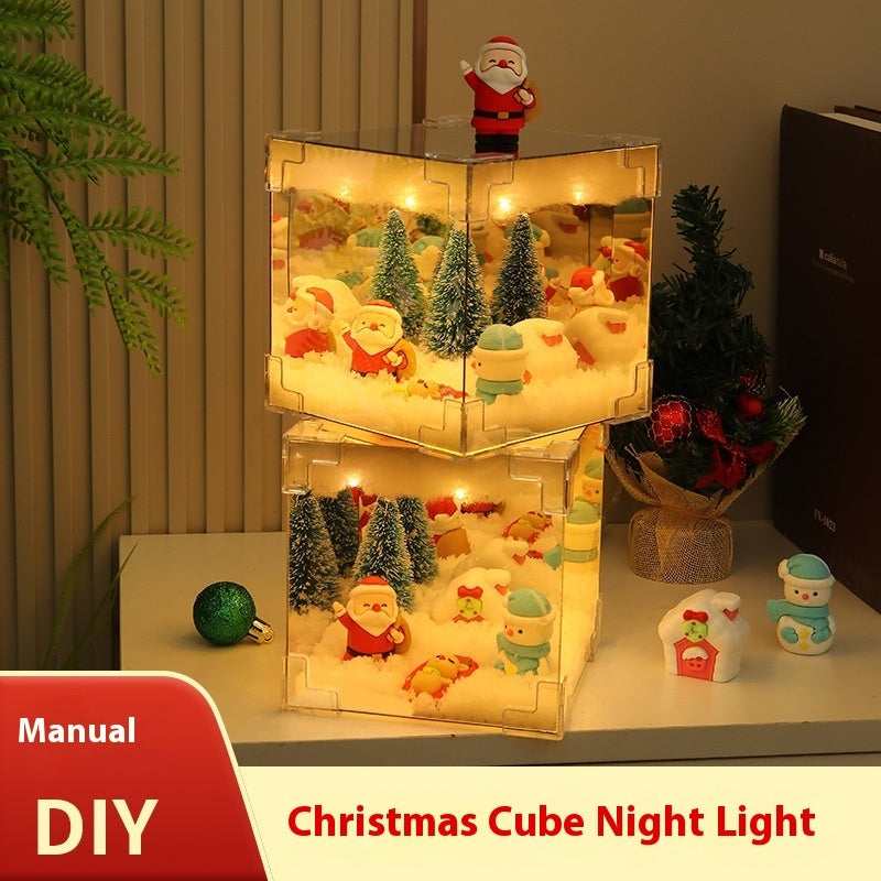 Trends Station Christmas Ambience Cube Lamp